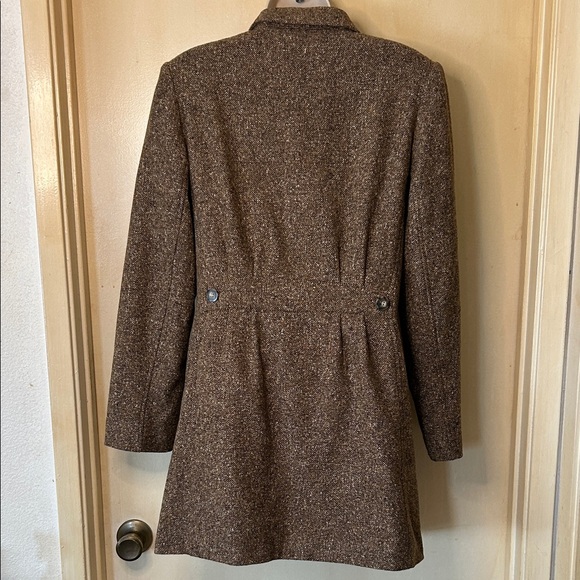 Bonnie & Norma Vintage Brown Wool/Silk Blazer size 8 - Picture 6 of 10